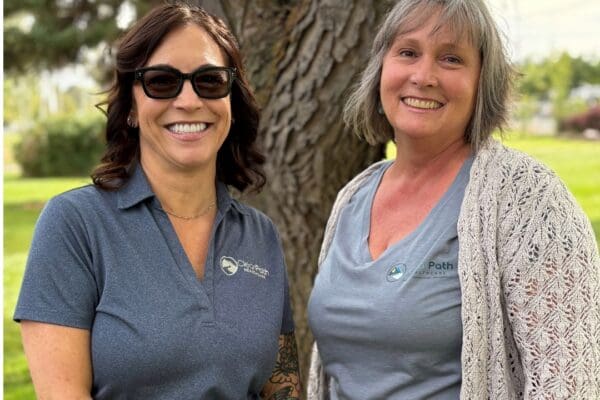 ClearPath Hospice Nurse Kelly Cusumano and Bereavement Coordinator Kat Crawford